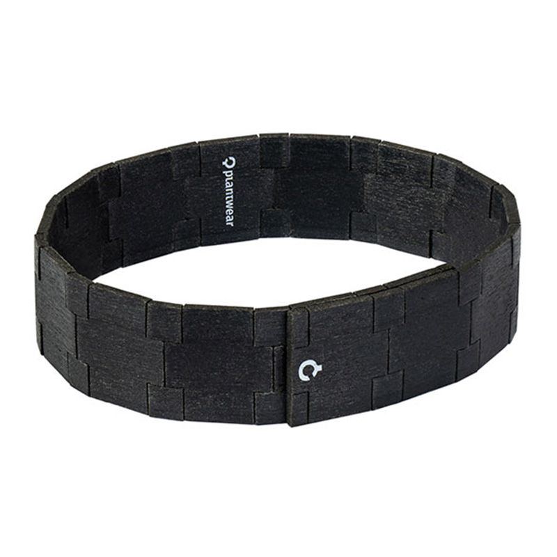 木製ブレスレット Magnetic wooden bracelet – Black maple – – 手作りの木製 時計・サングラス・ジュエリー・バッグの通販｜Plantwear